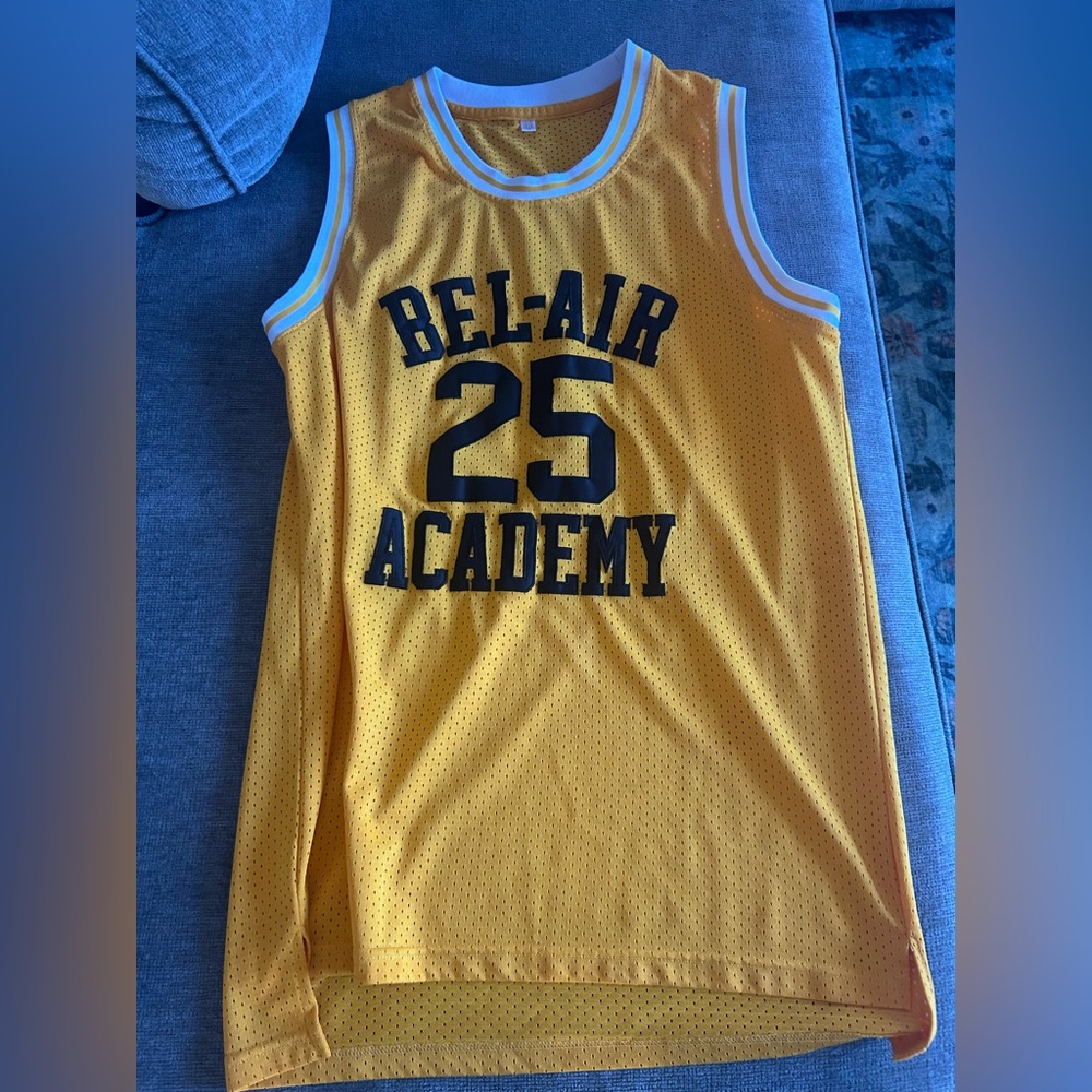 Yellow Bel-Air Carlton Banks Jersey